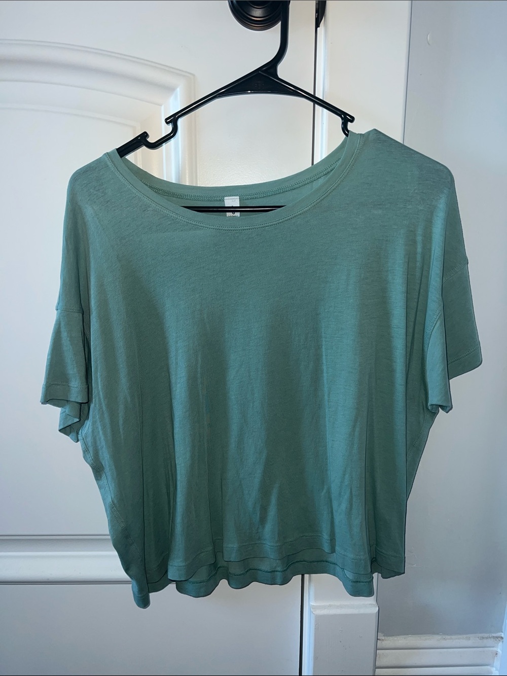 lululemon athletica Relaxed Boxy Short-Sleeve Top in Sage